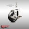 Service Caster 3 Inch 316SS Soft Rubber Wheel Swivel 12mm Threaded Stem Caster with Brake SCC-SS316TS20S314-SRS-TLB-M1215 - alternate 4